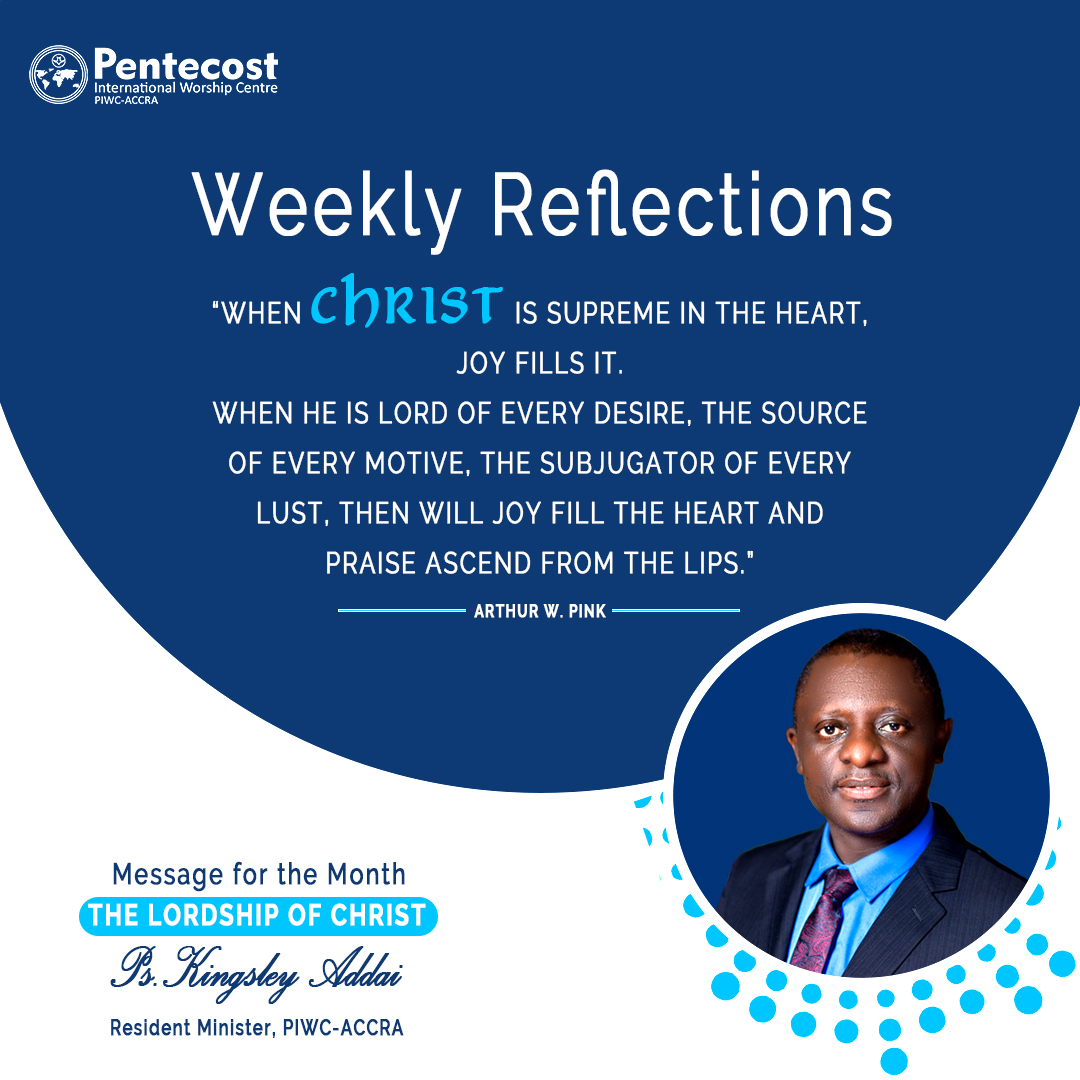 WEEKLY REFLECTION